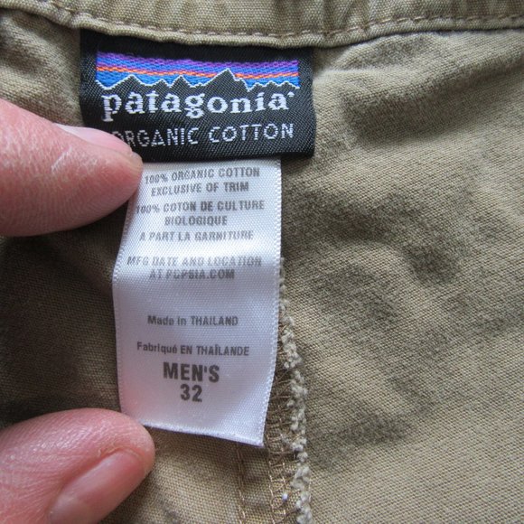 Mens Vtg Patagonia Organic Cotton Drawstring Shorts Sz 32 Lot of 2 - Picture 4 of 9